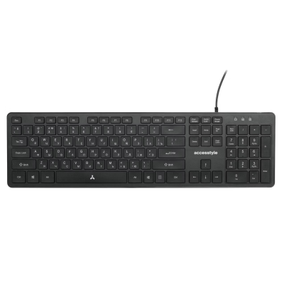 Клавиатура ACCESSTYLE K201-OC Dark Gray проводная серый /***