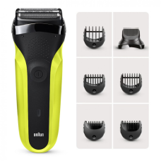 Электробритва BRAUN S3 300s Black/Volt Green
