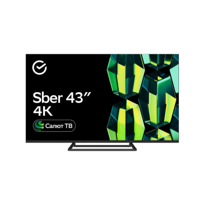 Телевизор Sber SDX 43U4124 черный /***