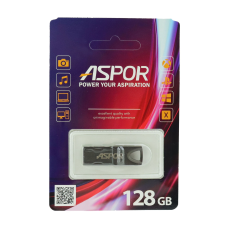 Флеш Диск 128G USB  2.0 Aspor PK_TG121GY (графит) нс /***