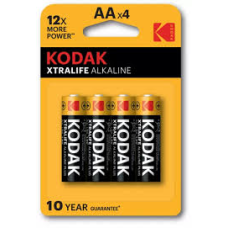 Батарейка Kodak XTRALIFE LR6 AA Shrink 4 Alkaline 1.5V (4/60/600/21600) /***