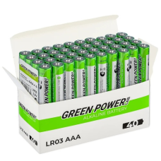 Батарейка GREEN POWERlab LR03 AAA Shrink 4 Alkaline 1.5V (4/40/1000) /***