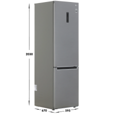 Холодильник LG GC-B509 MLWM серый /***