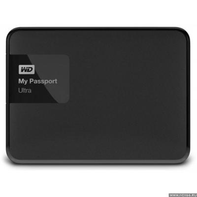 Жесткий диск WD Original USB 3.0 1Tb WDBDDE0010BBK-EEUE My Passport Ultra (5400 об/мин) 2.5" черный