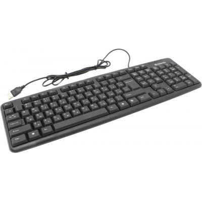 Клавиатура DEFENDER Element HB-520 черный PS/2