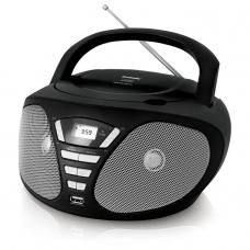 Аудиомагнитола BBK BX180U черный/серый