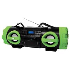 Аудиомагнитола BBK BX999BT черный/зеленый 80Вт