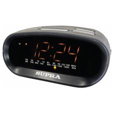 Часы с радиоприемником SUPRA SA-32FM black/amber