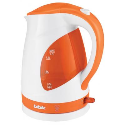 Чайник BBK EK1700P, белый/оранжевый
