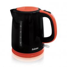 Чайник BBK EK1730P, черный/оранжевый