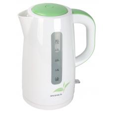 Чайник SUPRA KES-3012, белый/зеленый
