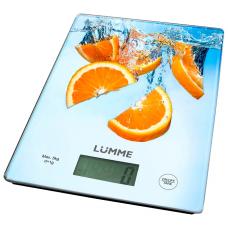 Весы кухонные Lumme LU-1340 апельсин.фреш электр.