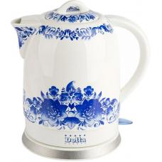 Чайник DELTA DL-1233B фарфор Синие цветы