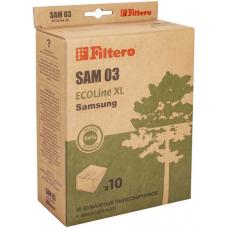 Пылесборник FILTERO SAM 03 (10+фильтр) ECOLine XL бумажные /В